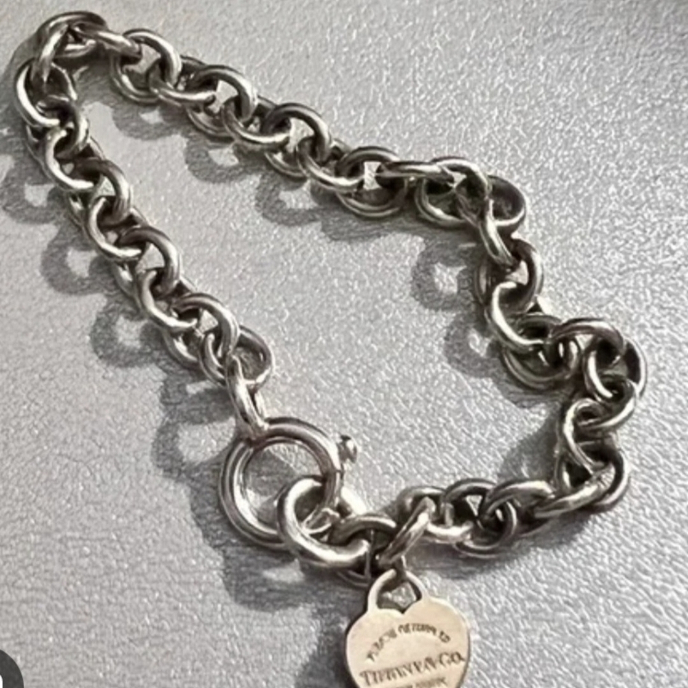 Tiffany & Co. Silver 16" Return To Tiffany Collection Vintage Toggle Necklace